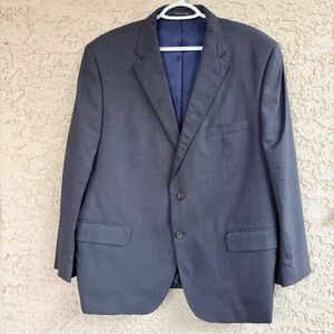 Cremieux Performance Men 46S Gray Wool/Silk Suit Jacket Blazer Sport Coat